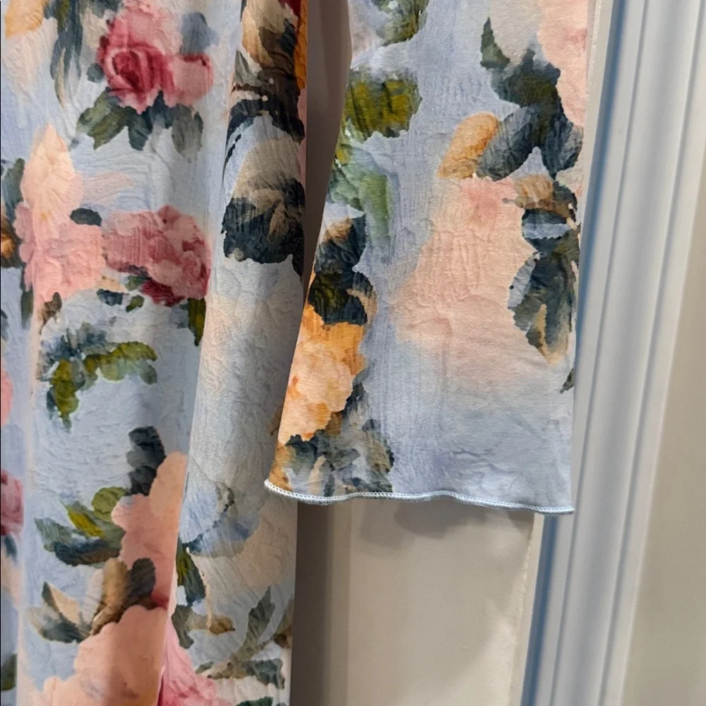 Floral Long Sleeve Maxi Dress - Picture 2 of 5